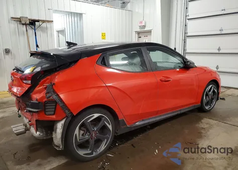 2019 Hyundai Veloster Turbo Ultimate from USA, damaged, VIN KMHTH6AB2KU014322